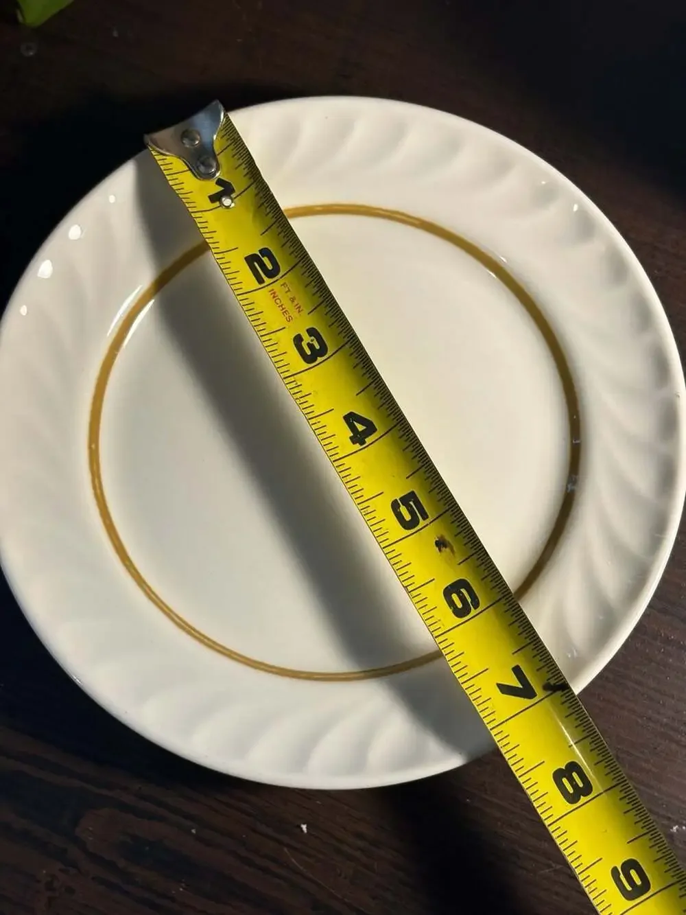 Jackson China Custom China Falls Creek PA Scalloped Edge Salad Plates (9)